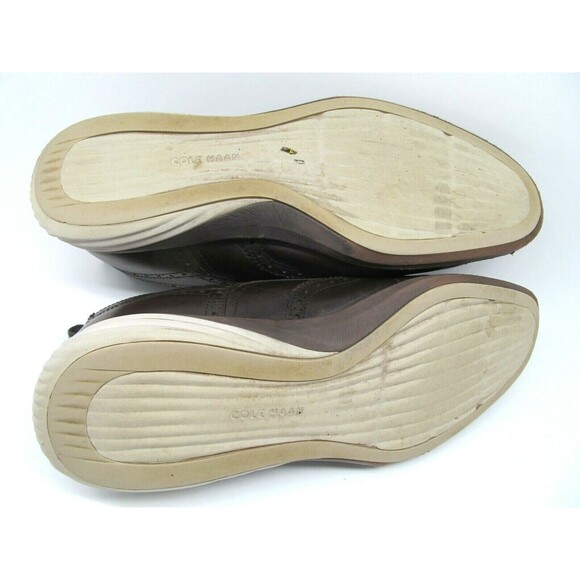 Cole Haan Grand O's Grand Evolution Brown Leather Wingtip Derby Size US 11.5 M - Picture 3 of 10